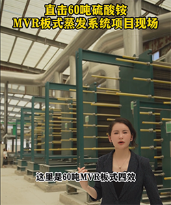 60吨硫酸铵MVR板式蒸发系统项目现场