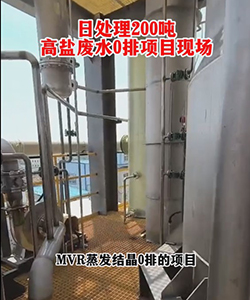 高盐废水0排放项目 日处理200吨