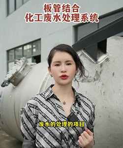 板管结合化工废水处理系统